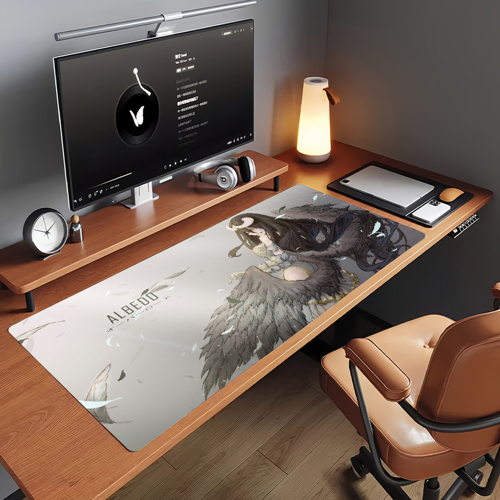 Anime O-OverlordS Albedo Mouse - Desk Setup Anime 评论和价格