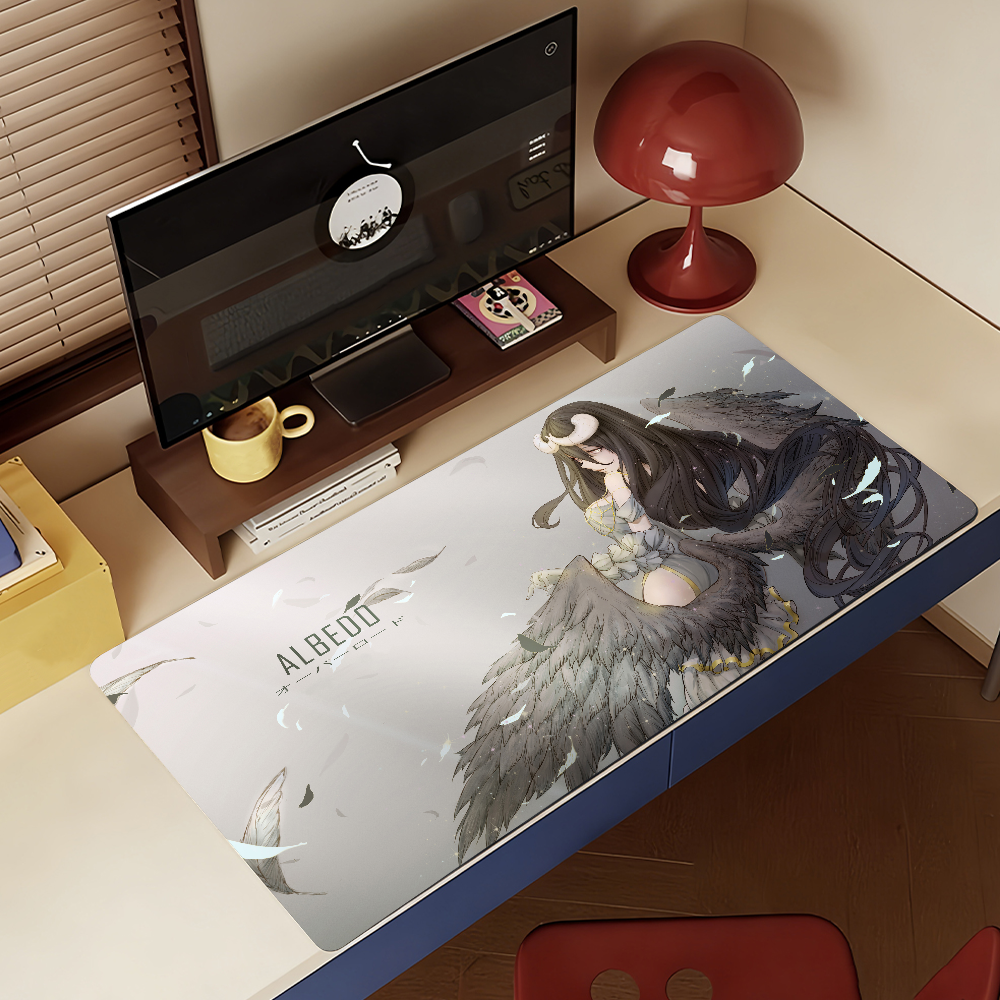Anime O-OverlordS Albedo Mouse - Desk Setup Anime 评论和价格