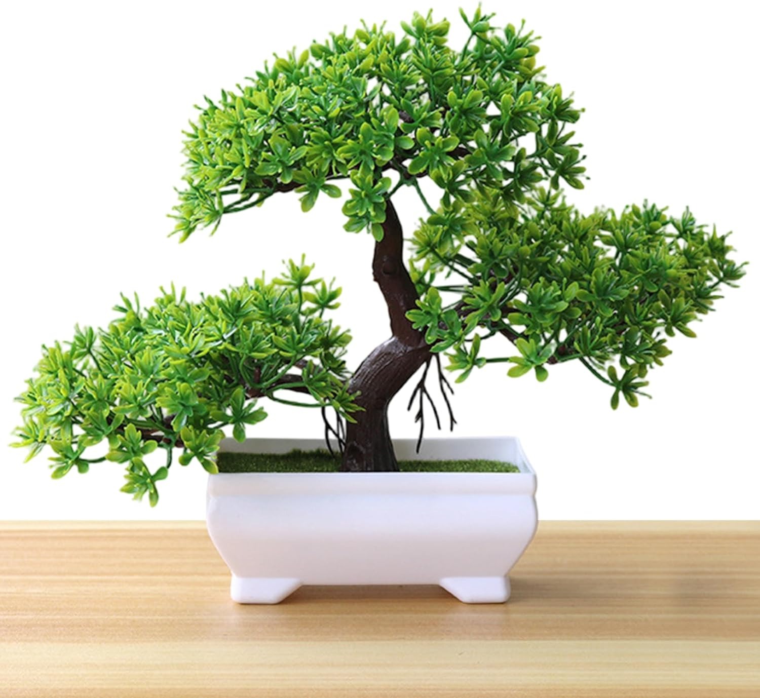 1/2Pcs Artificial Bonsai Tree  - Desk Setup Plants 评论和价格